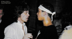 Mick Jagger, un habitué des lieux, n'a jamais goûté aux joies de la piscine. Photos : Foc Kan.